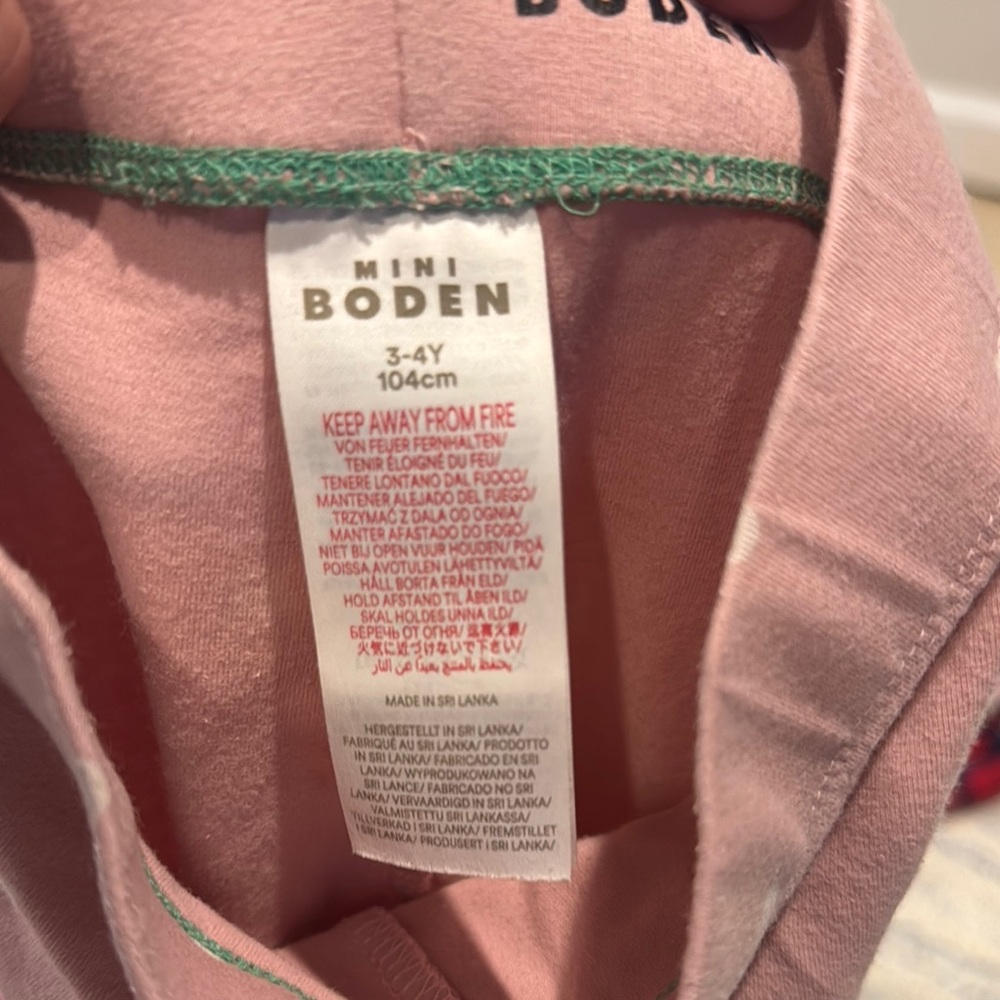 Mini Boden Soft Pink Apparel Pink polka dot leggings size 3-4